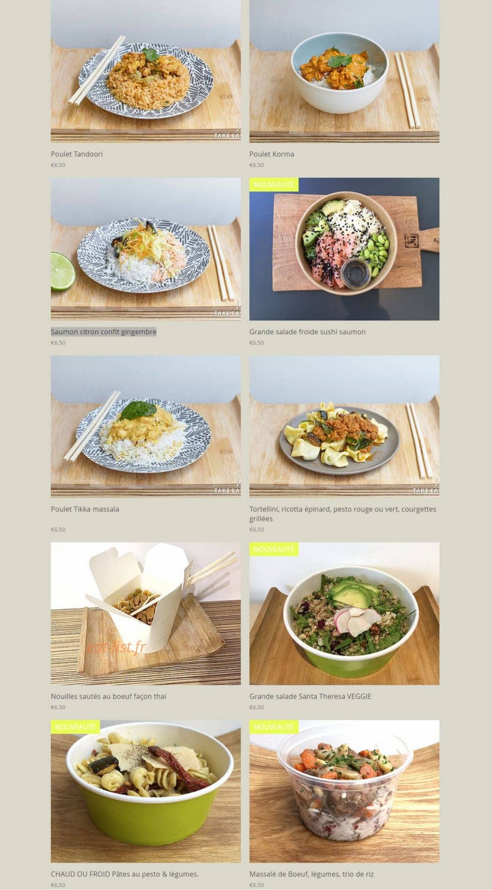 Soup And Juice — carte page 8