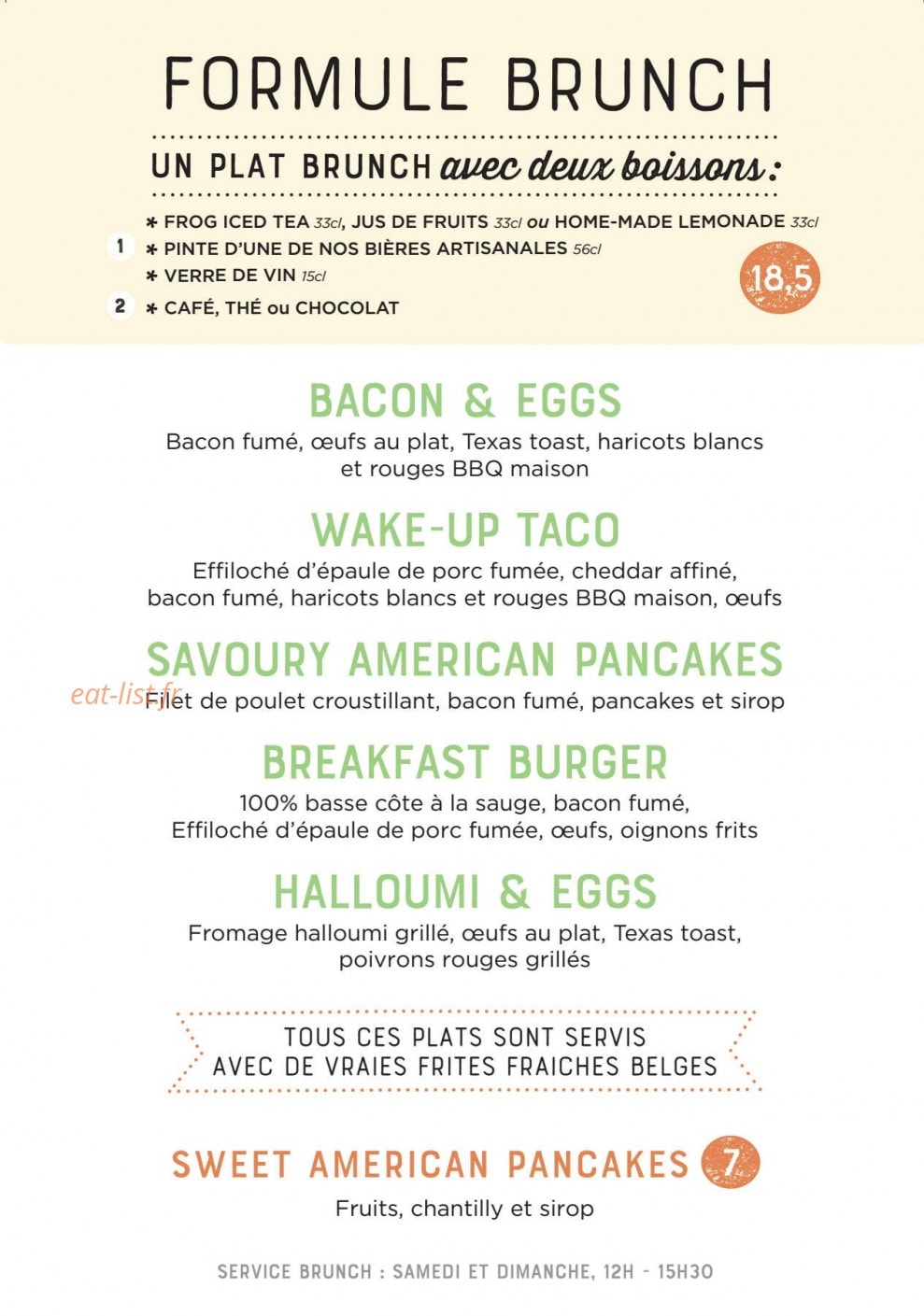 The Frog & Underground — carte page 11