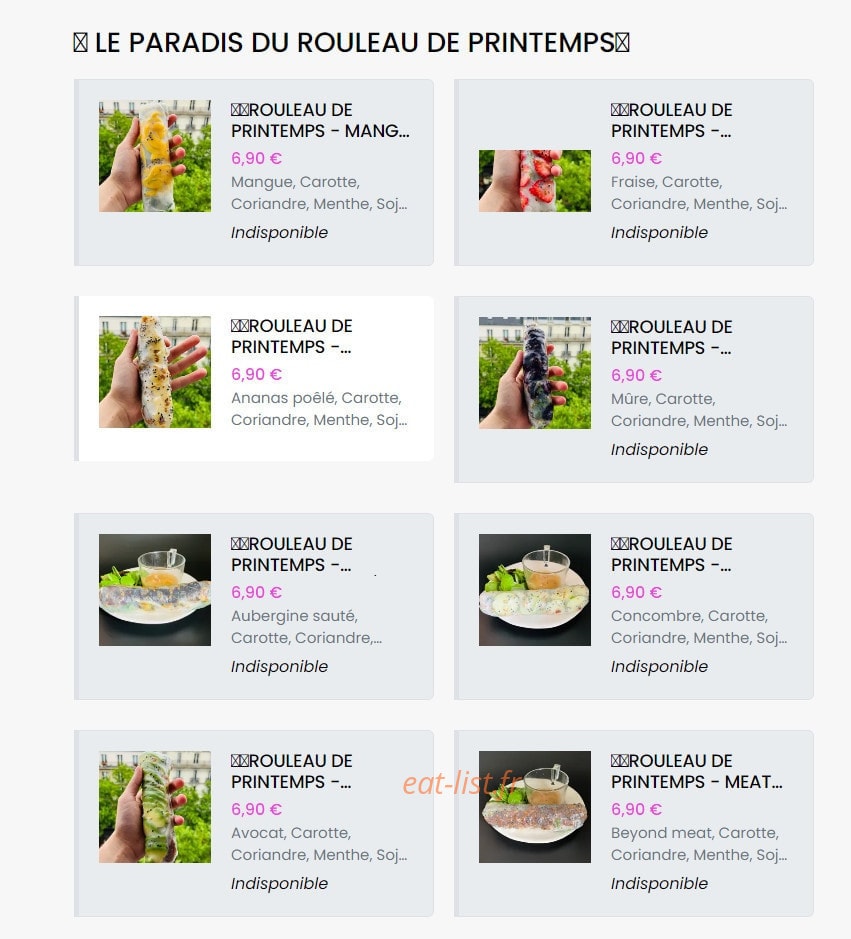 Vegan Sandwich Club — carte page 9