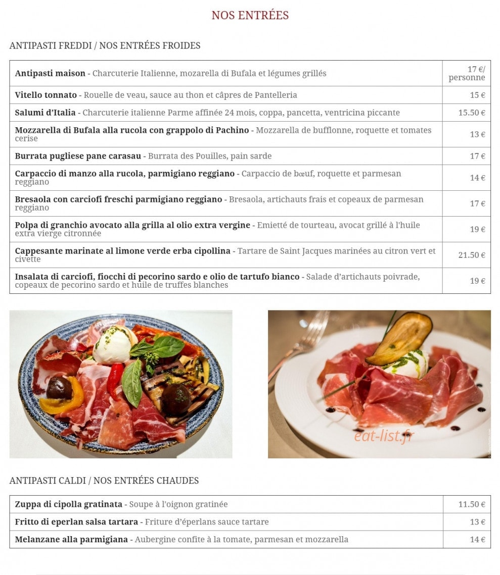 Villa Dondelli — carte page 1