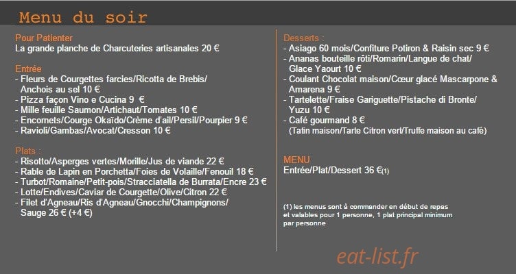 Vino e cucina — carte page 2
