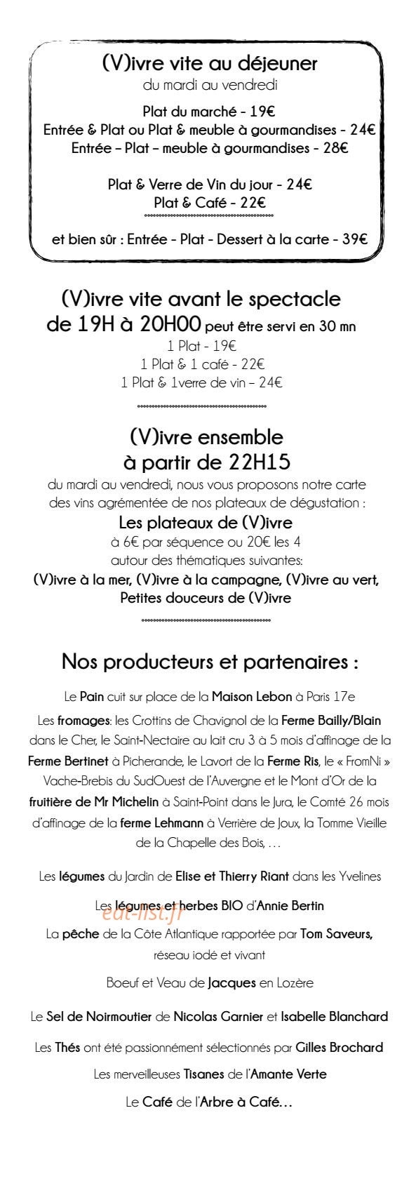 Vivre — carte page 3
