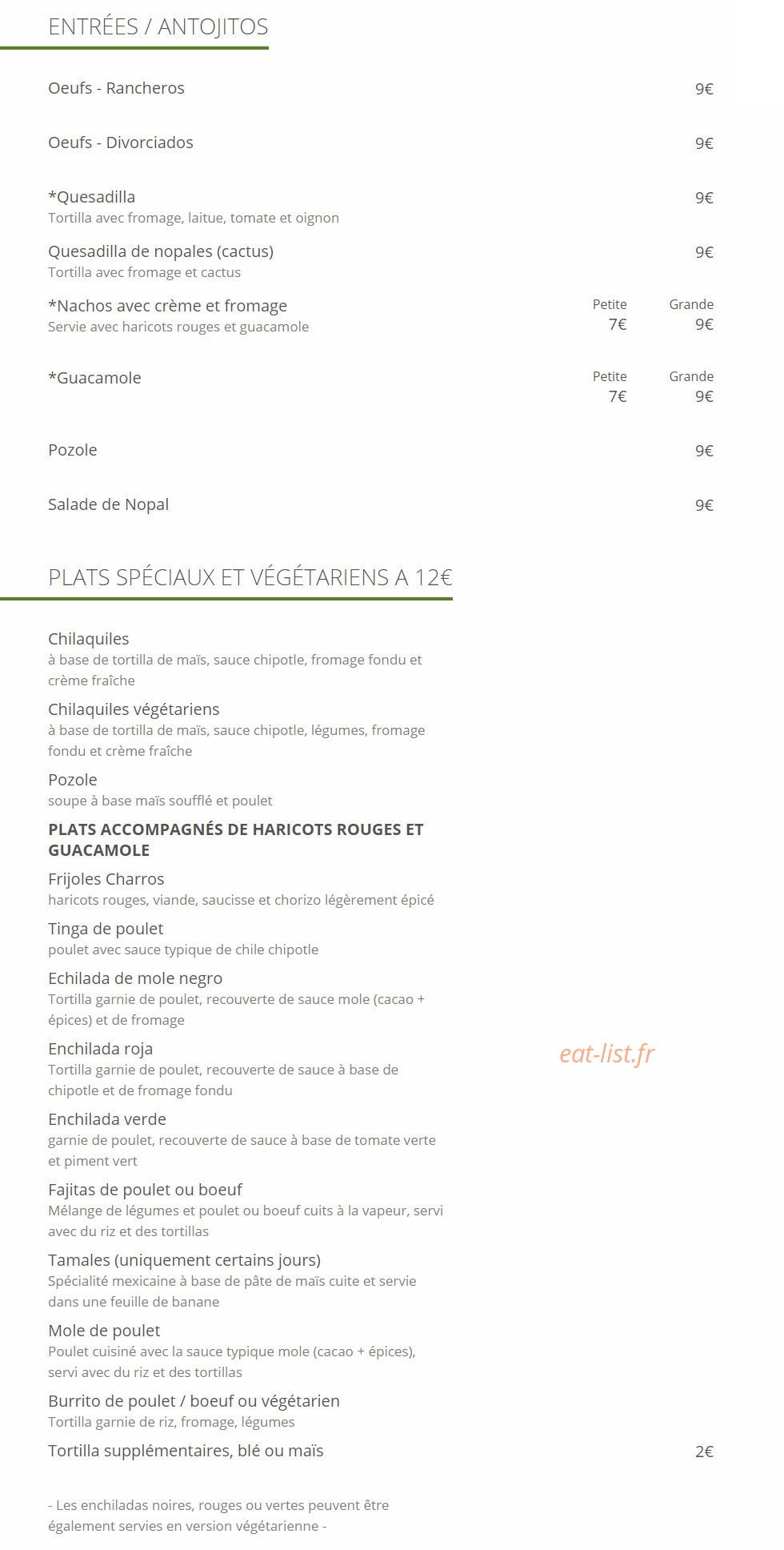 Zicatela — carte page 1