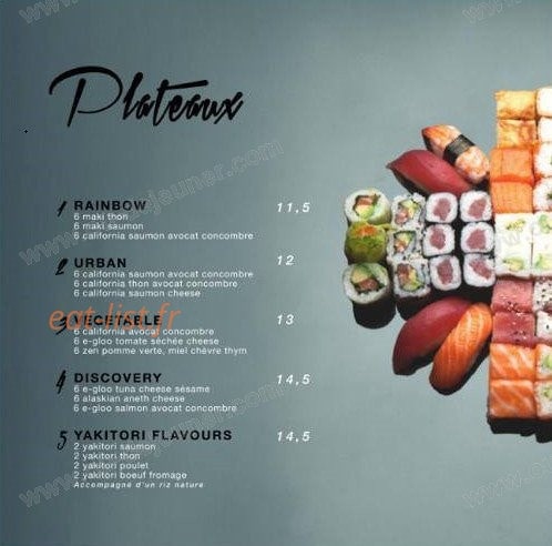All in sushi — carte page 8