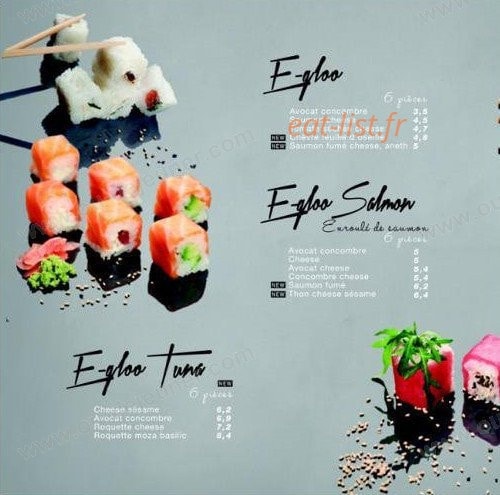 All in sushi — carte page 5