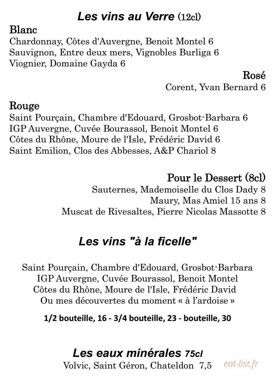 Ambassade d'Auvergne — carte page 12