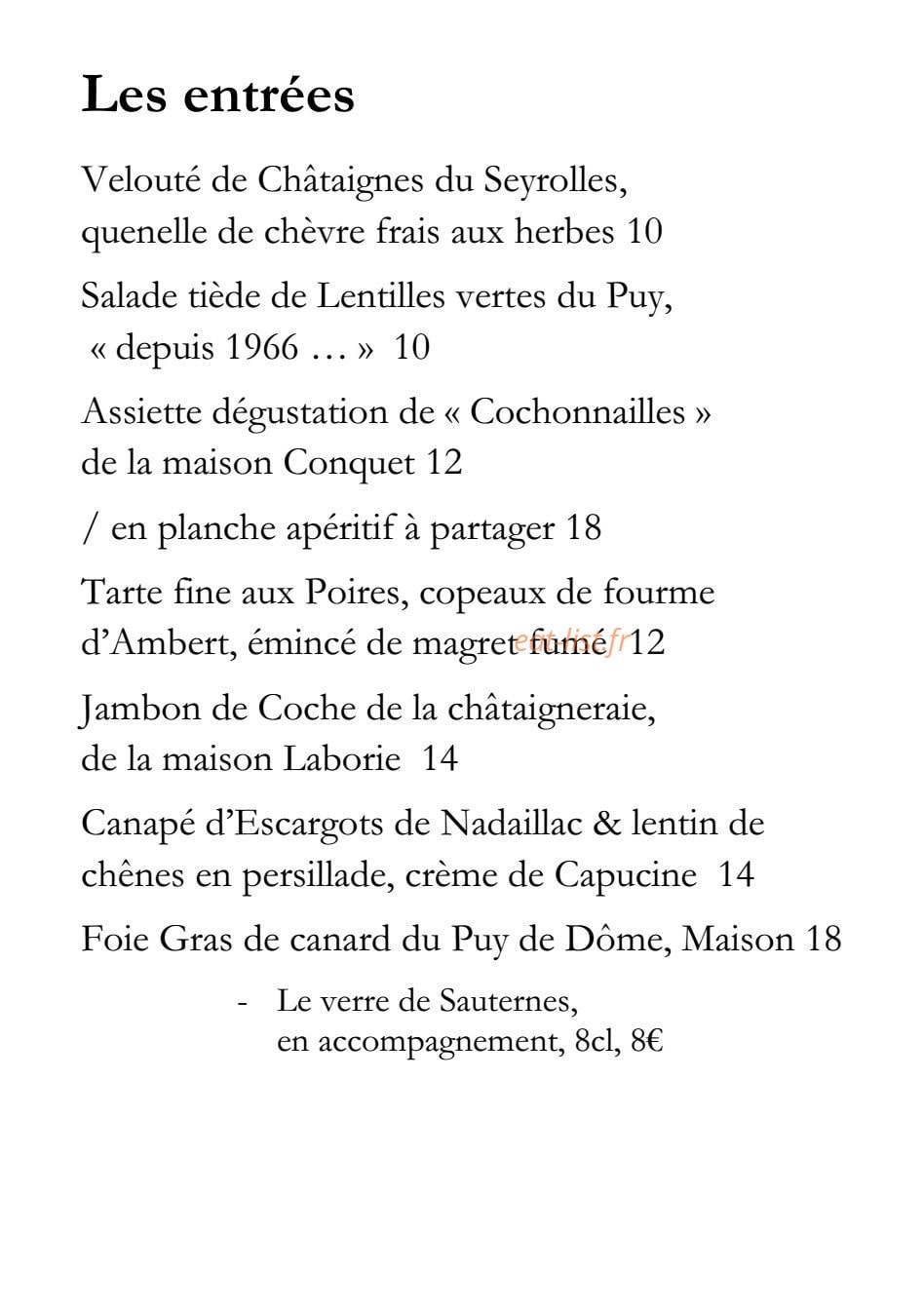 Ambassade d'Auvergne — carte page 2
