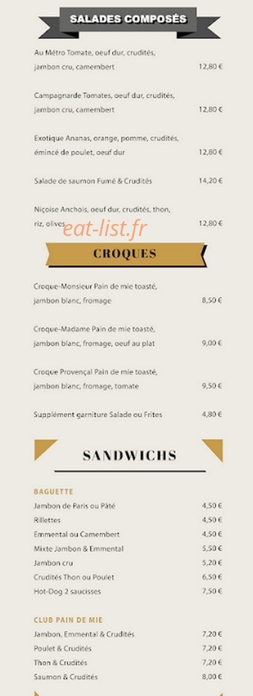 Au Métro — carte page 2