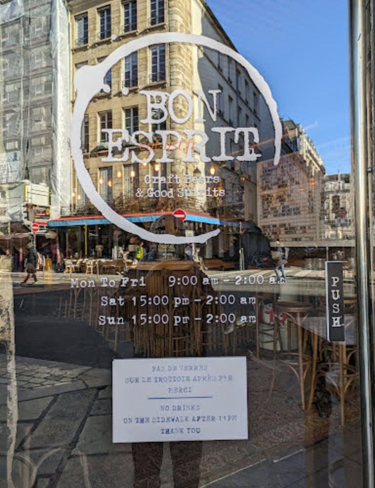 Bon Esprit — carte page 1
