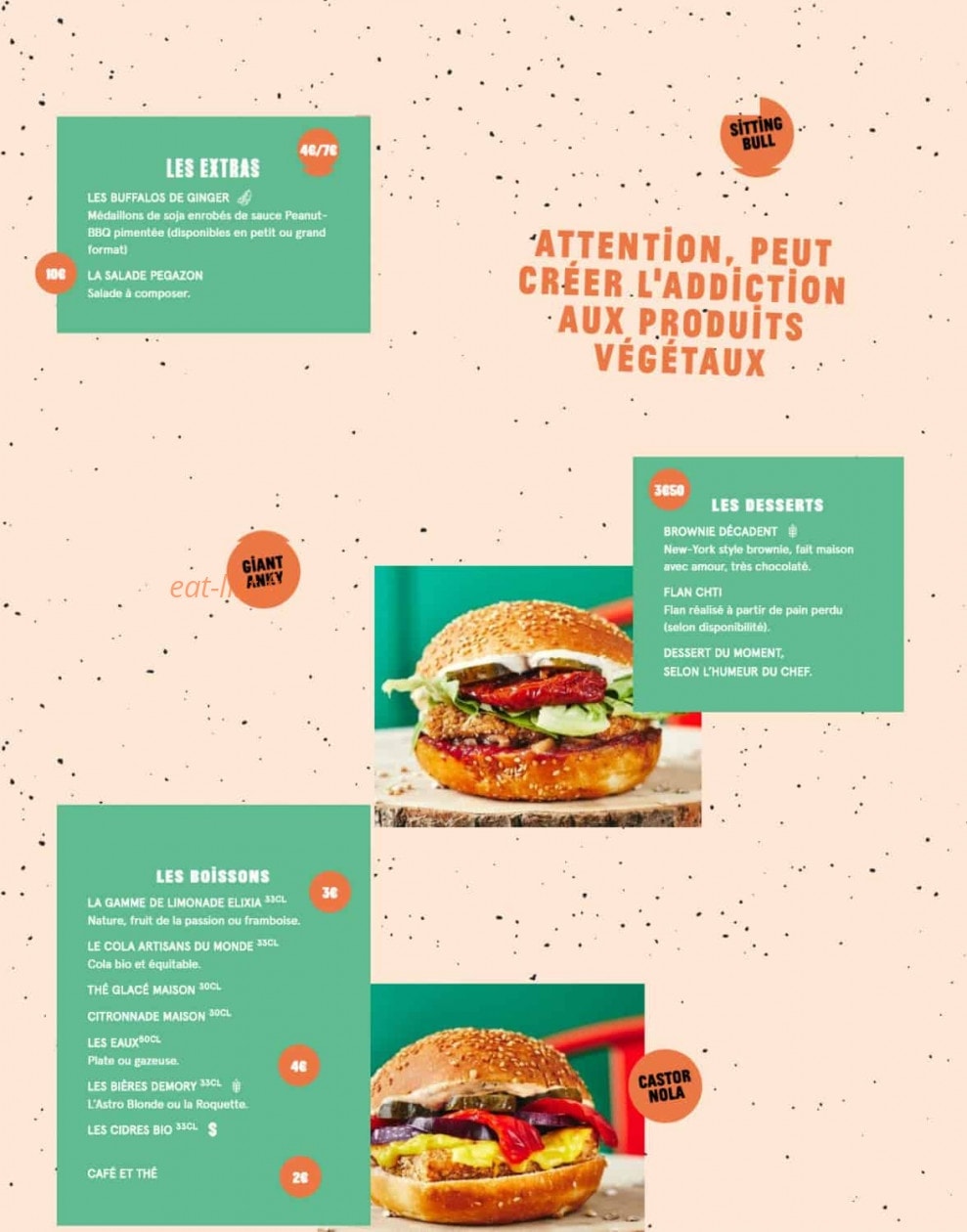 Burger Theory — carte page 2