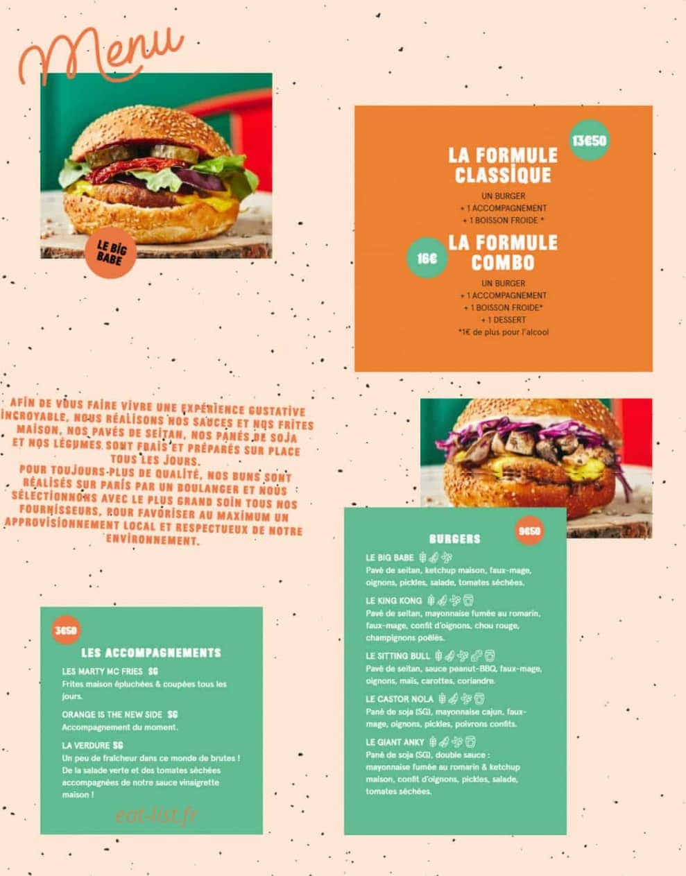 Burger Theory — carte page 1