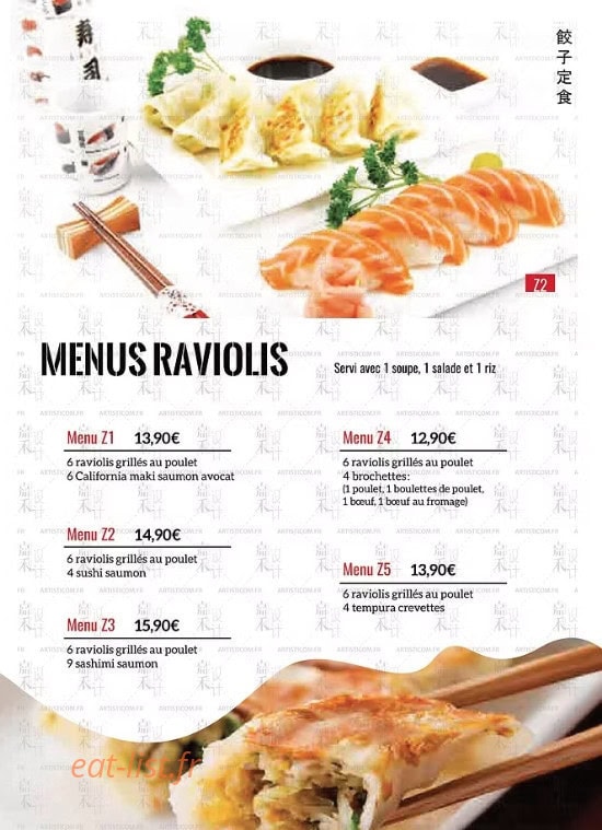 C'Fusion Sushi — carte page 5