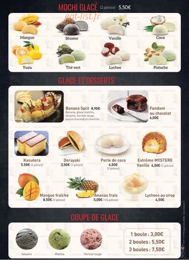 C'Fusion Sushi — carte page 8