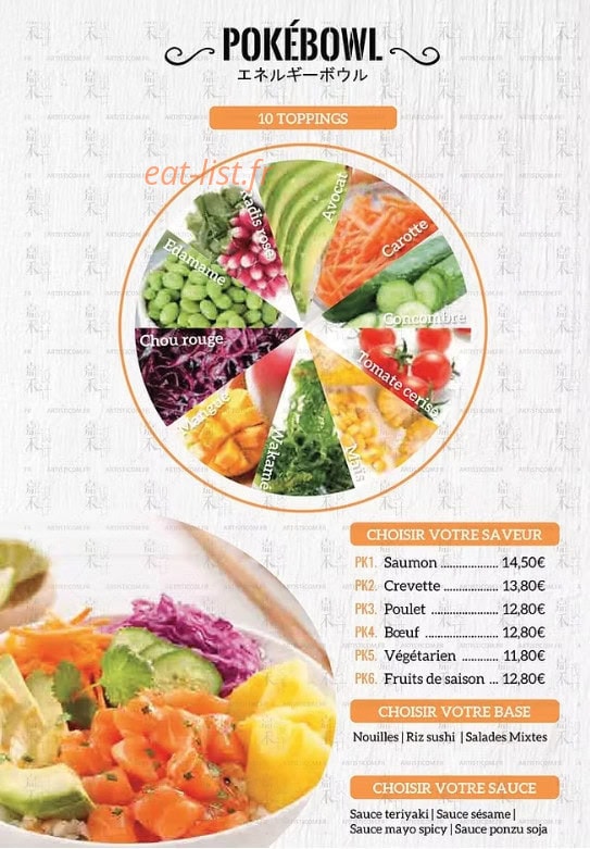 C'Fusion Sushi — carte page 15