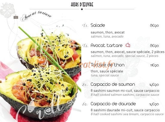 C'Roll Sushi — carte page 3