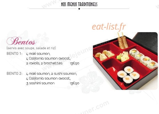 C'Roll Sushi — carte page 5