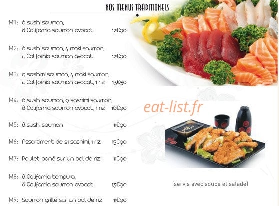C'Roll Sushi — carte page 4