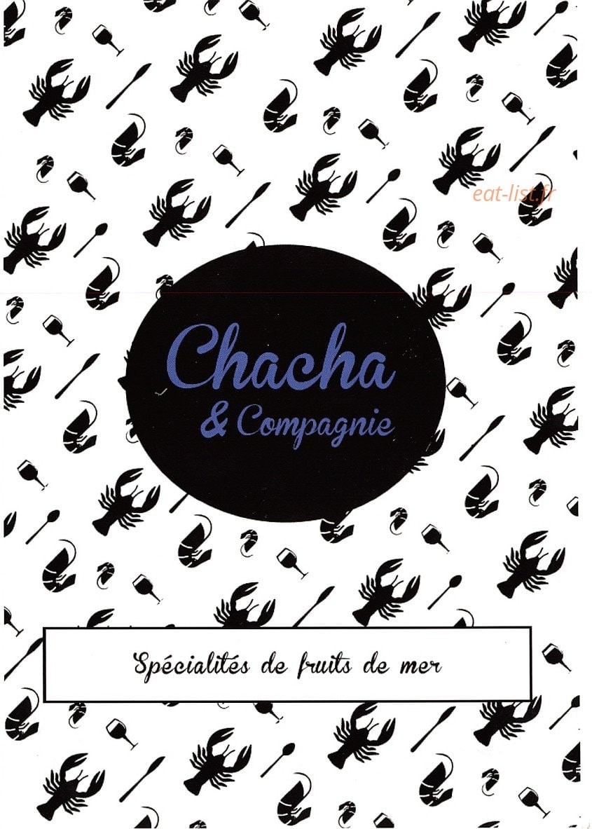 Chacha & Compagnie — carte page 1