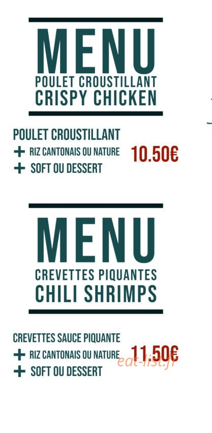 Chez Cay — carte page 2