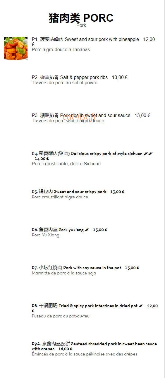 Chez Mamie — carte page 6