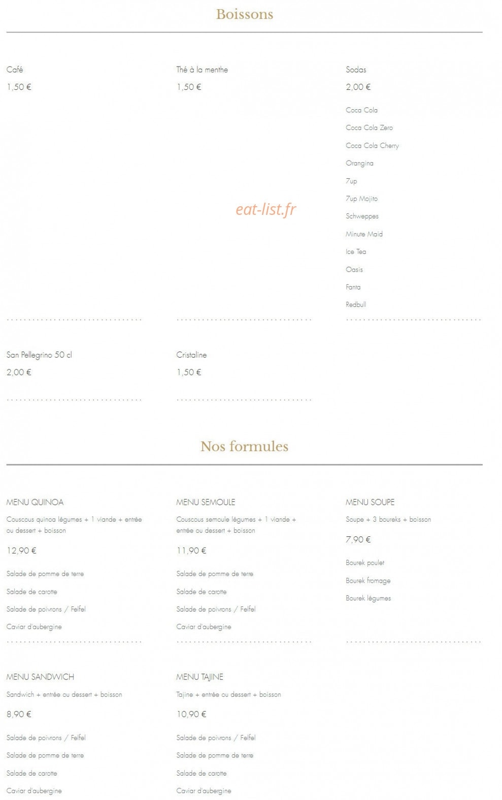 Cous'Pouce — carte page 3