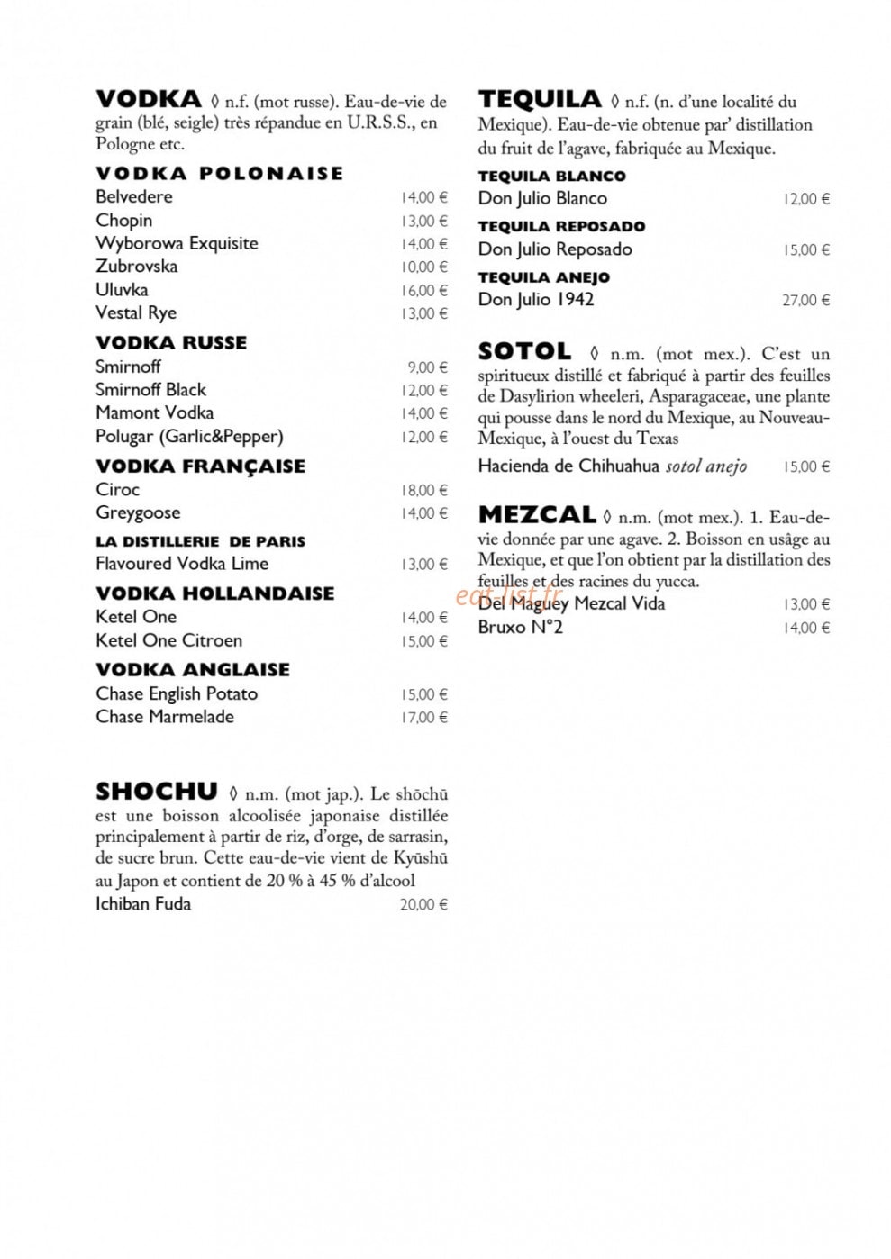 Derrière — carte page 19