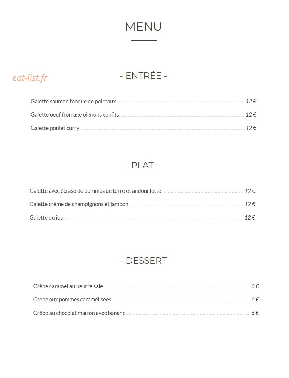 Divin'Art — carte page 1