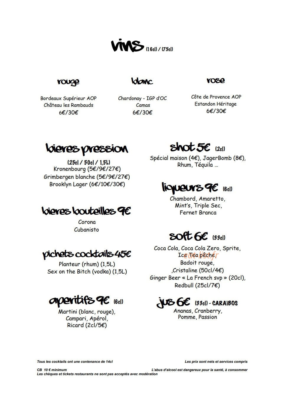 Fat — carte page 2