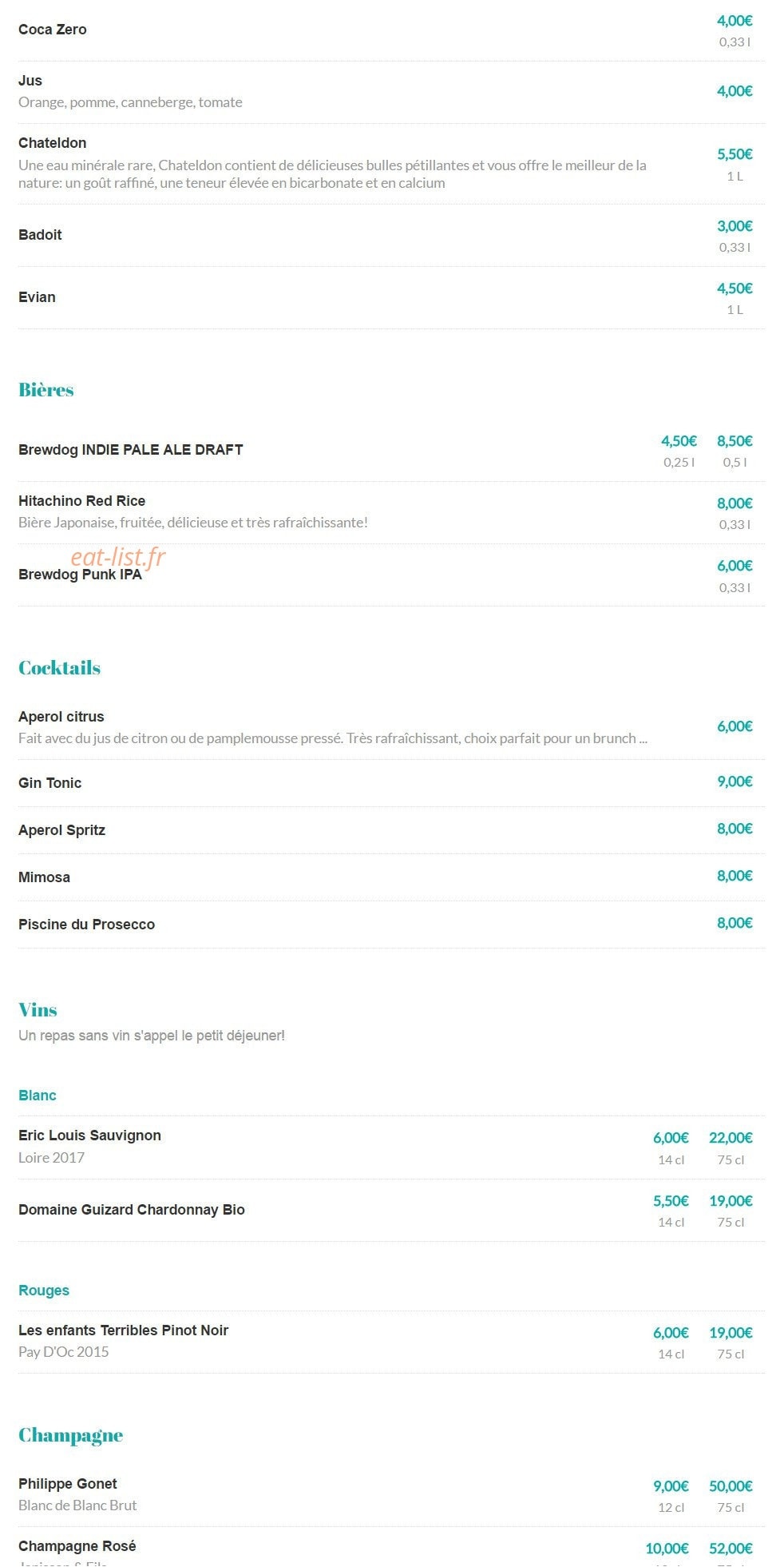 Forty six and third — carte page 3