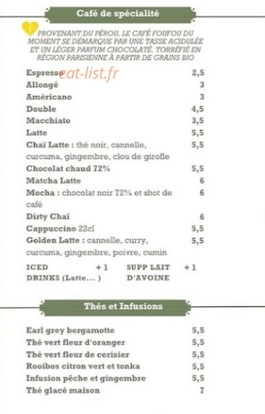 Foufou — carte page 1