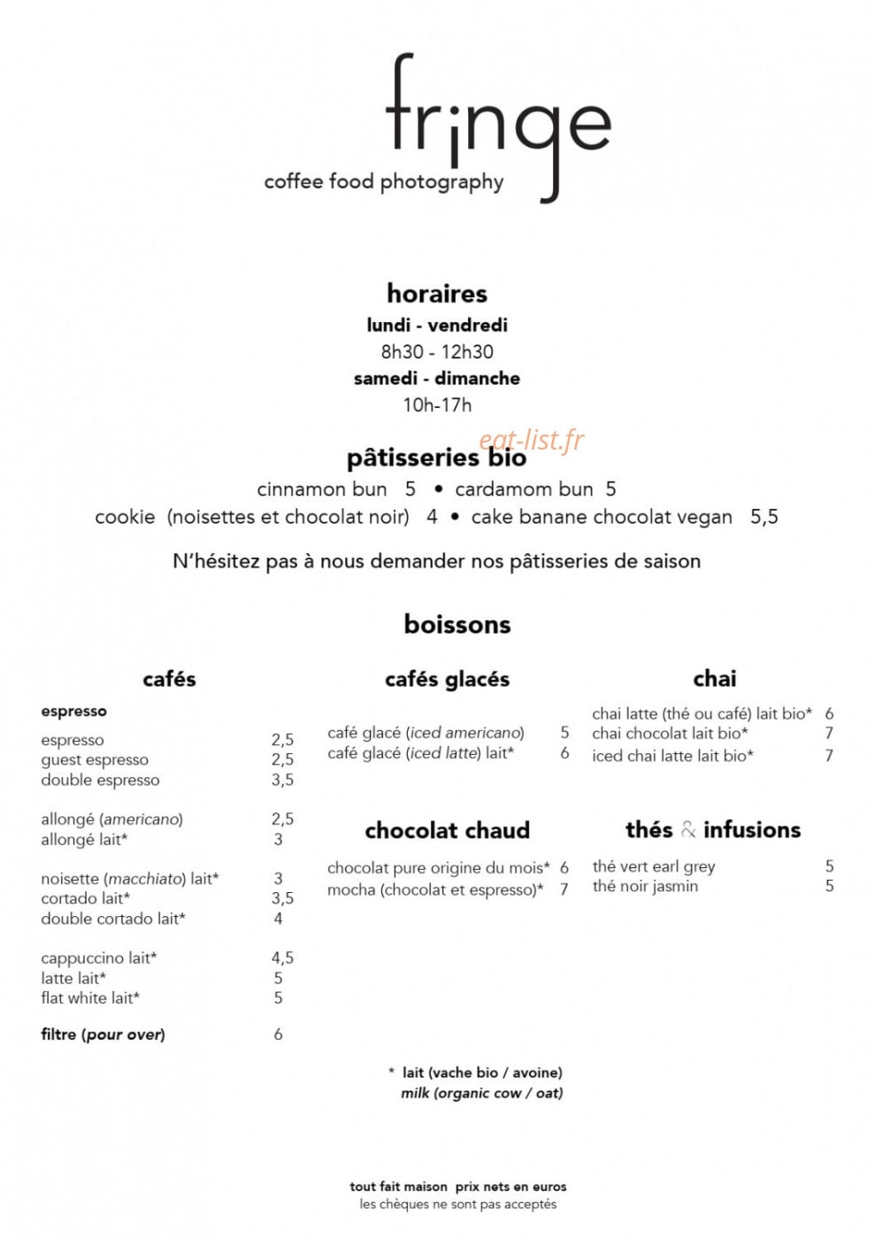 Fringe — carte page 1