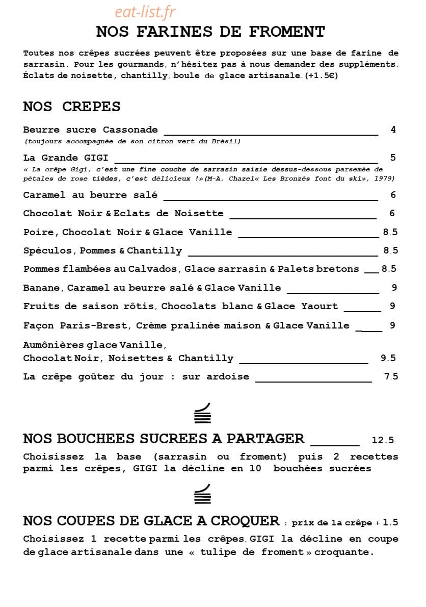 Gigi — carte page 2