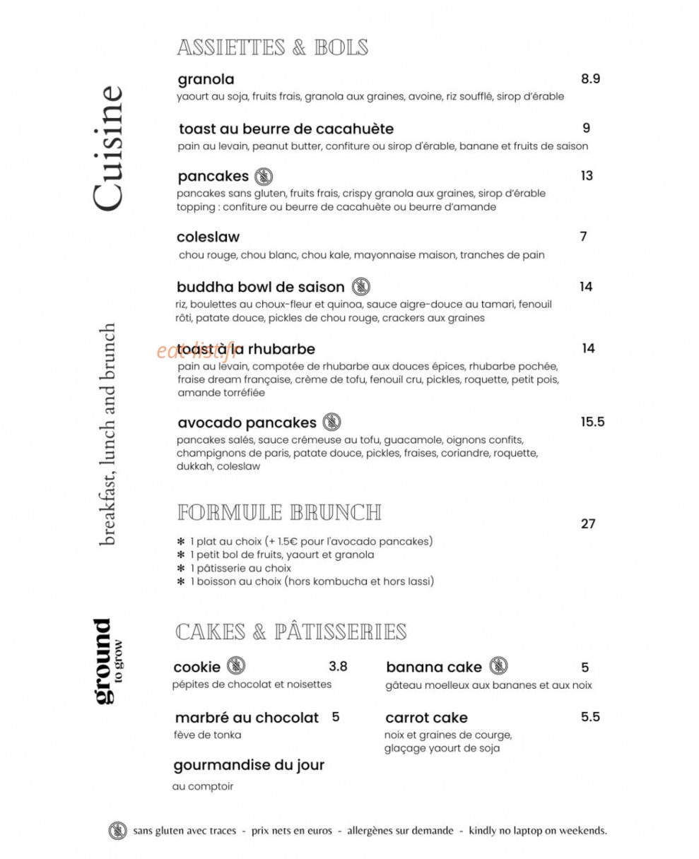 Ground to Grow — carte page 1