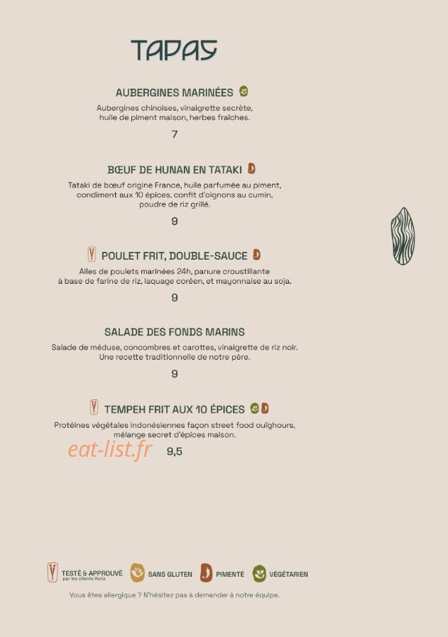 Horiz — carte page 5