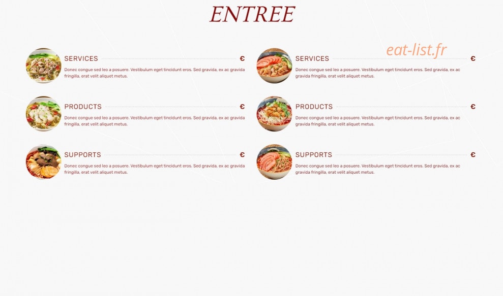 Hot Pot Noodle — carte page 1