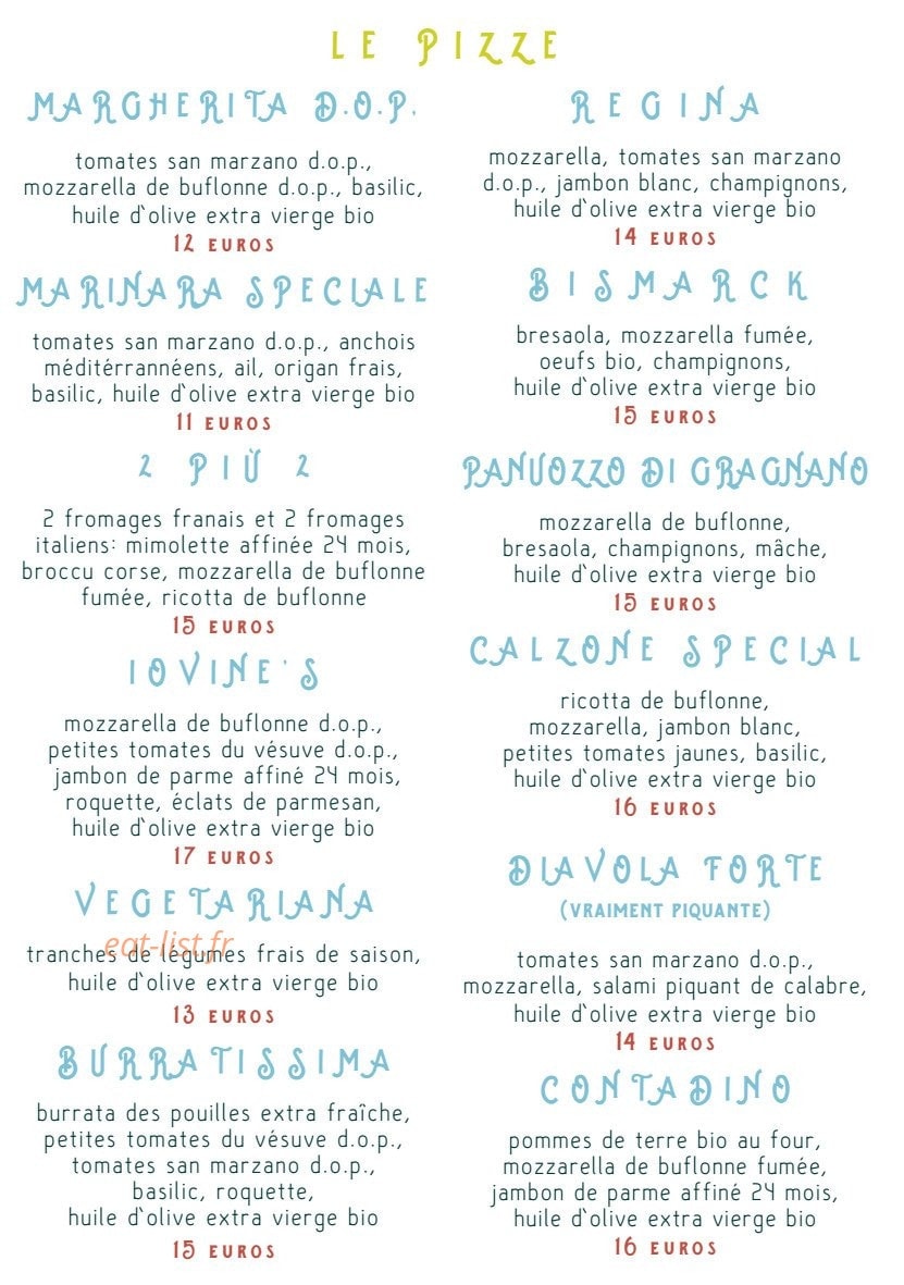 Iovine's — carte page 3