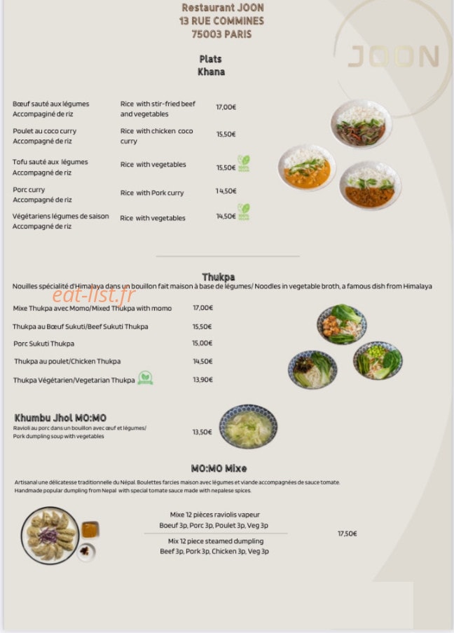 Joon — carte page 2