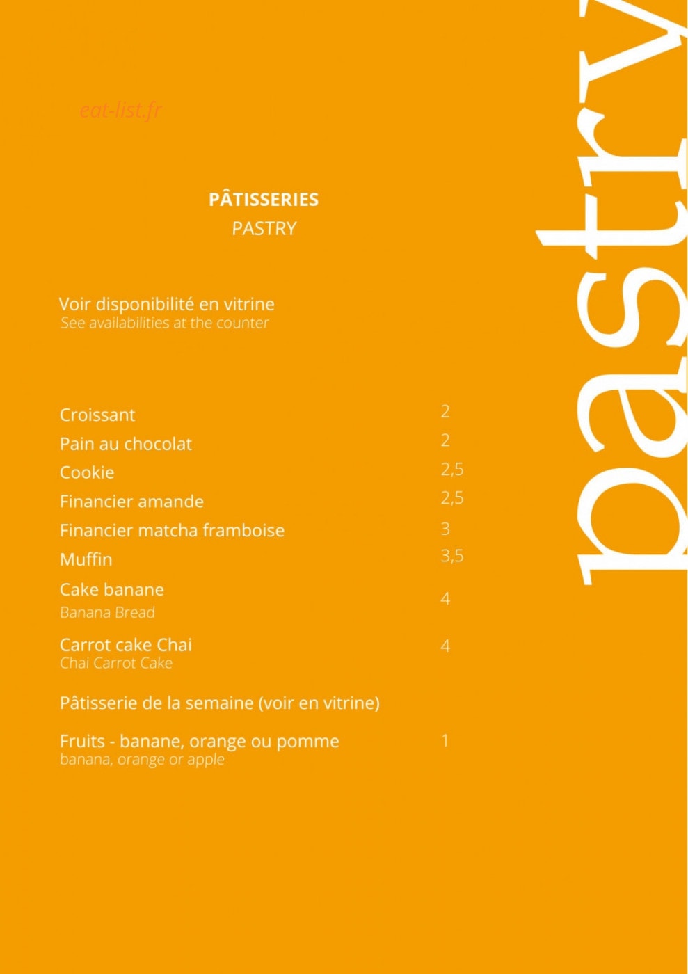 Jozi Café — carte page 5