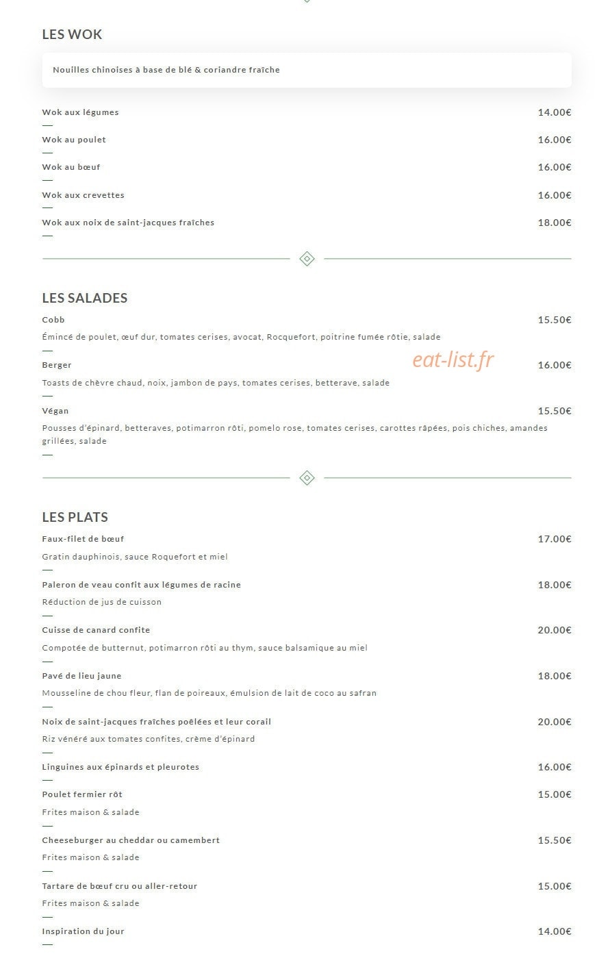 L'Adresse — carte page 2