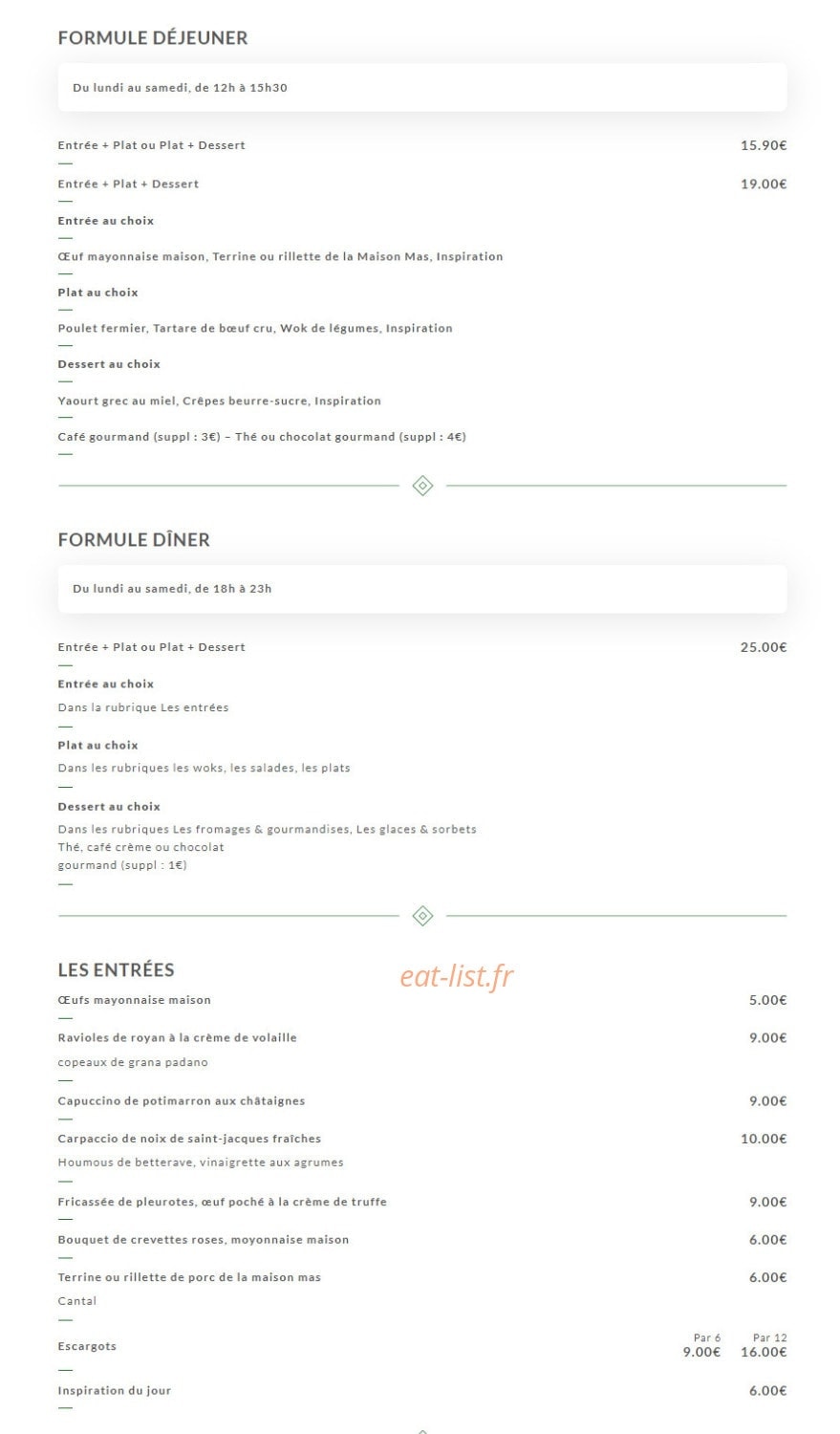 L'Adresse — carte page 1