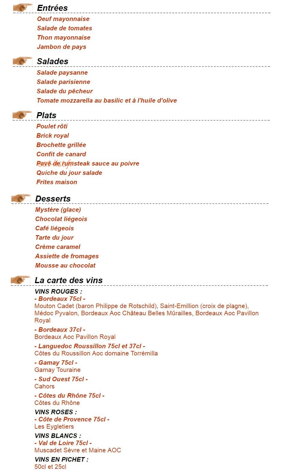 L'attirail — carte page 1