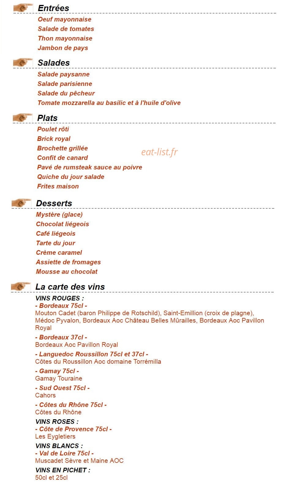 L'attirail — carte page 1