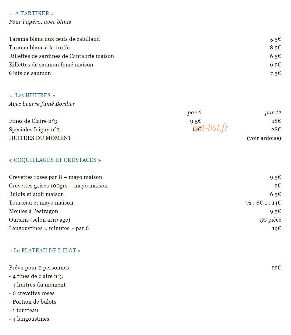 L'îlot — carte page 1