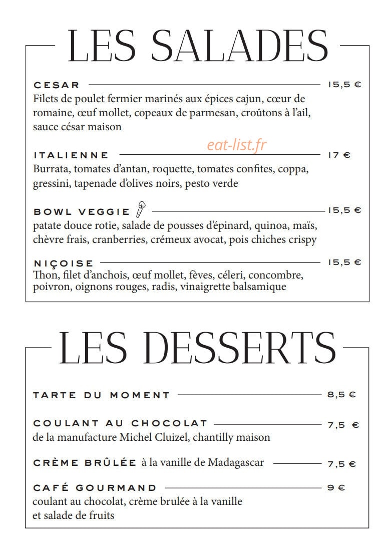 La Favorite Turbigo — carte page 10
