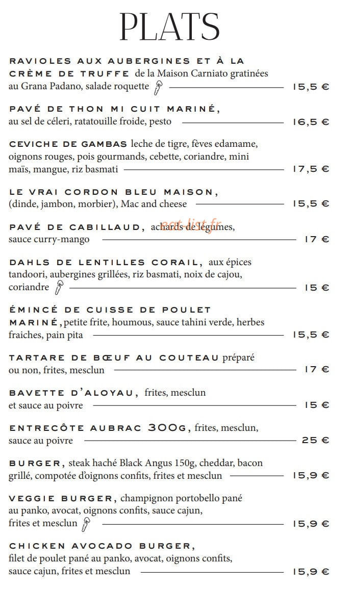 La Favorite Turbigo — carte page 3