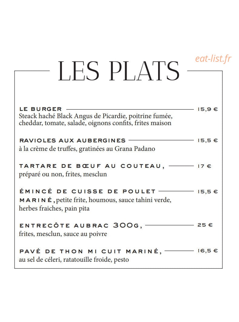 La Favorite Turbigo — carte page 9