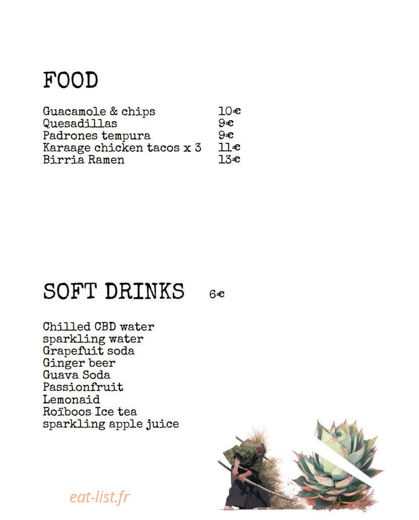 La Mezcaleria — carte page 3