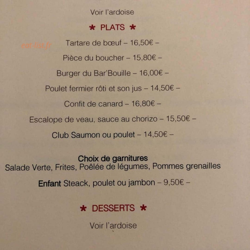 Le Barbouille — carte page 2