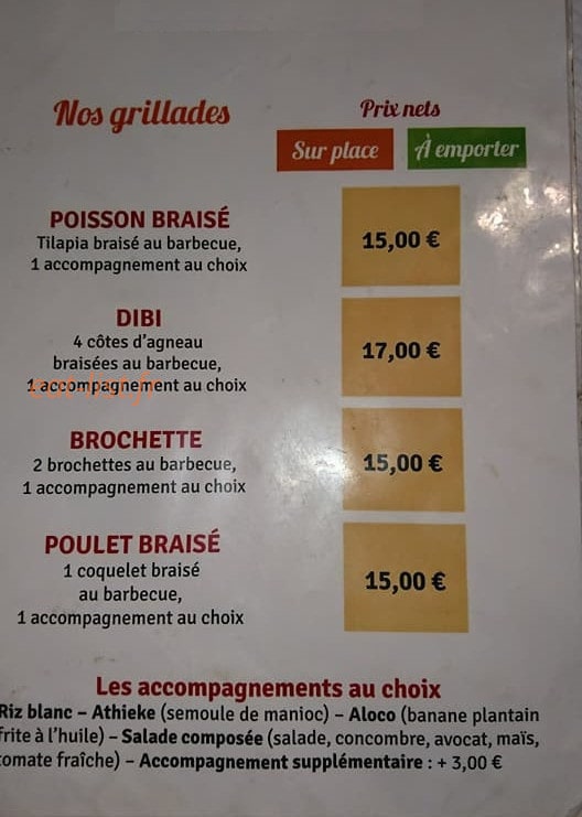 Le Djoliba — carte page 1