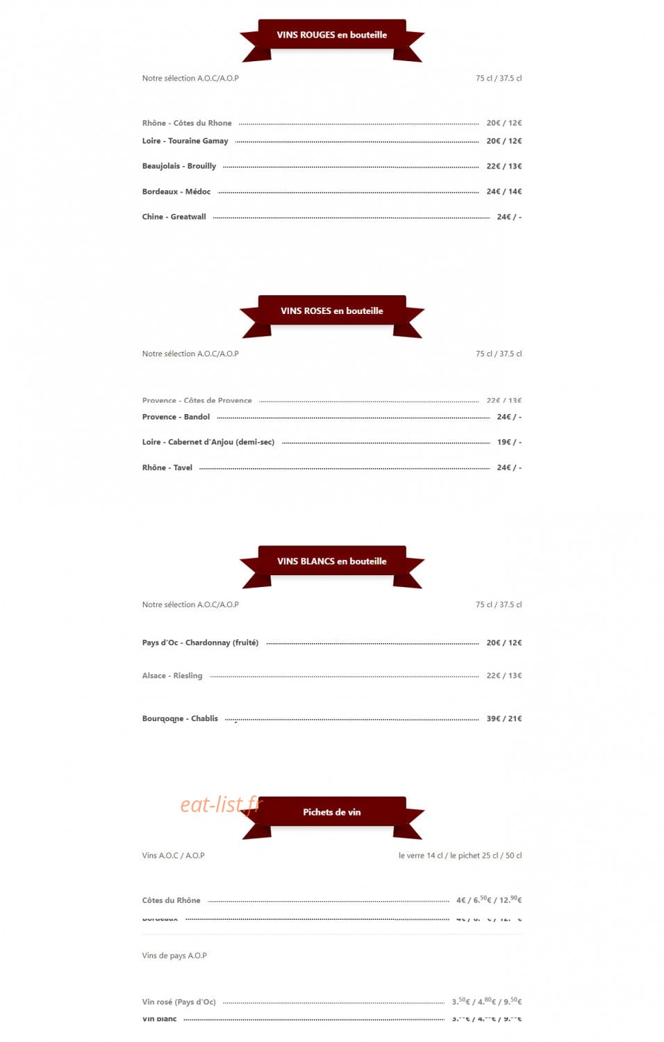 Le Jardin — carte page 12